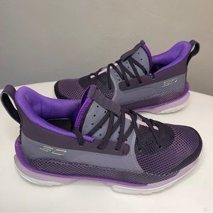 Under Armour Curry 7 Basketall Shoes International Women’s Black - Boys 6 Y